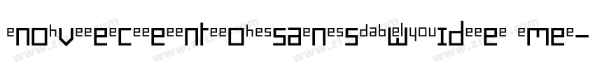 novecentosanswide me字体转换